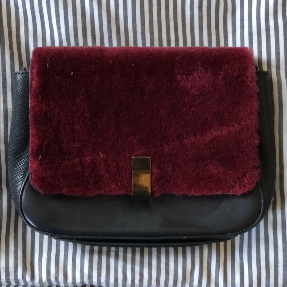 IIIBeCa By Joy Gryson  leather clutch